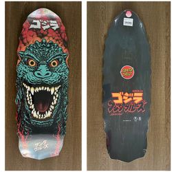 Godzilla x Santa Cruz Skateboard Deck — NEW — $225