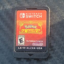 NINTENDO SWITCH POKEMON SCARLET 