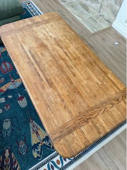 Solid wood coffee table