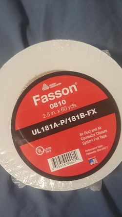 8 rolls of silver fasson tape can ship
