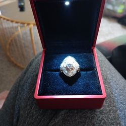 Diamond Cluster Ring Size 6