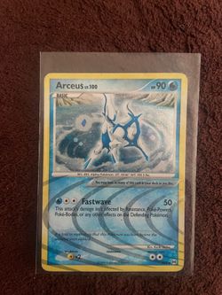 Pokemon 2009 arceus holo rare Ar4
