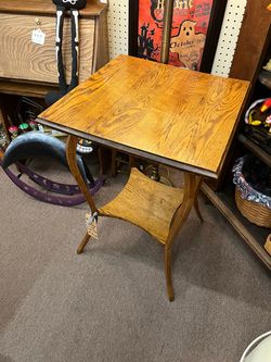 Vintage Oak Side Table