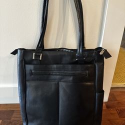 Piels Brand Leather XL Vertical Laptop Bag Model 3034