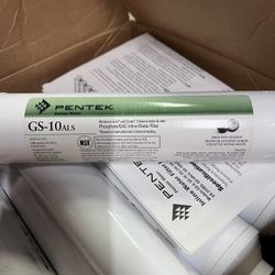 Pentek GS-10ALS-JG14 Inline Coconut Carbon Water Filter 1/4 Quick Connect