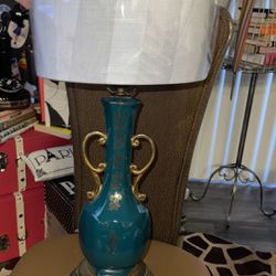 Vintage Brass Lamp 