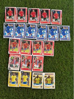 DONRUSS ROAD TO THE WORLD CUP LOT (cristiano Ronaldo, mbappe, haaland…)
