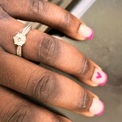 💍 18K Solid Gold 1ct Moissanite Ring Set | GRA Certified | AU750