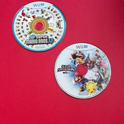 NSMBU & Super Smash Bros Nintendo Wii U USA ($8 Each/$15 Both)