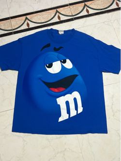 Blue M&Ms vintage 90’s graphic t-shirt candy AOP