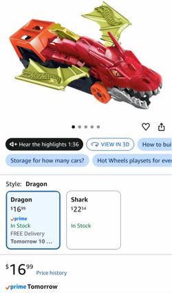 Boys dragon toy