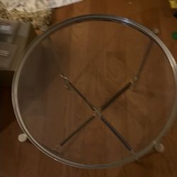 Glass with silver and glass