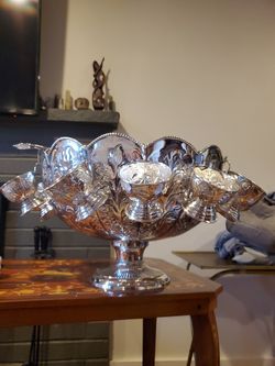 14 piece punch bowl