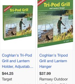 Coghlan s Tri Pod Grill And Lantern Hanger for Sale in Pasadena CA OfferUp