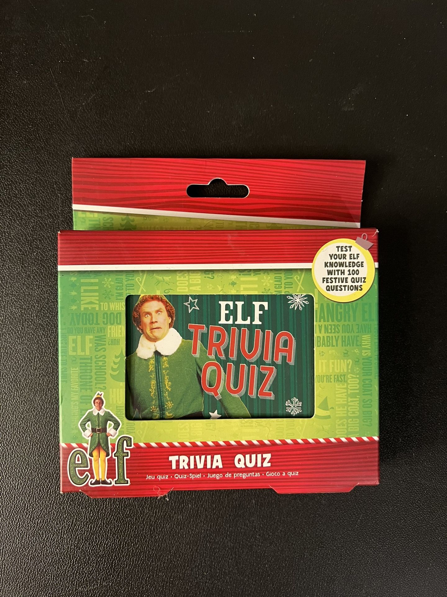 Christmas ELF Movie Trivia Quiz Card Set of 50 (Game) New