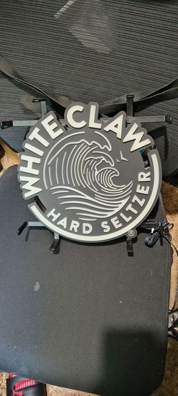 White Claw Hard Seltzer Led Sign Man Cave
