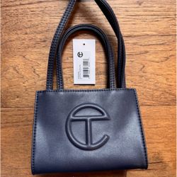 Telfar Mini Shopping Bag Navy