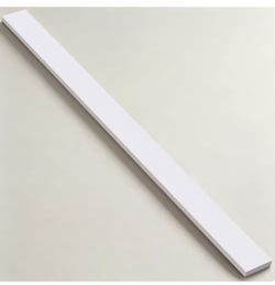 Getpro BLAN 60 in. W x 4 in. H Engineered Stone Bathroom Vanity Backsplash in Pearlescent Speckled White for Wall Protection