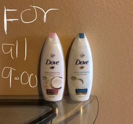 Dove body wash