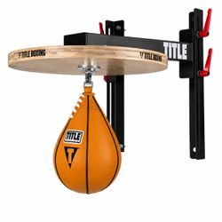 TITLE Boxing Pro Speed Bag Platform Bundle with Boxing Super Speed Bag