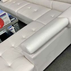 White Sectional 