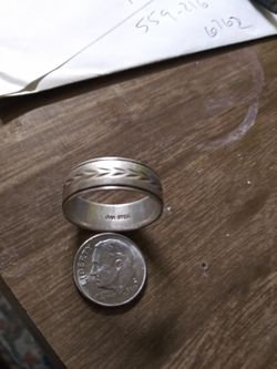 Serling Silver Ring Size 11