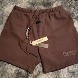 Essentials Plum Shorts Size Small