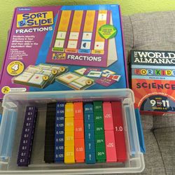 Fractions Learning Materials -$15