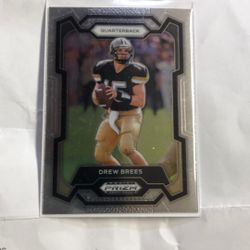 Drew Brees Panini Prizm Draft Picks Card