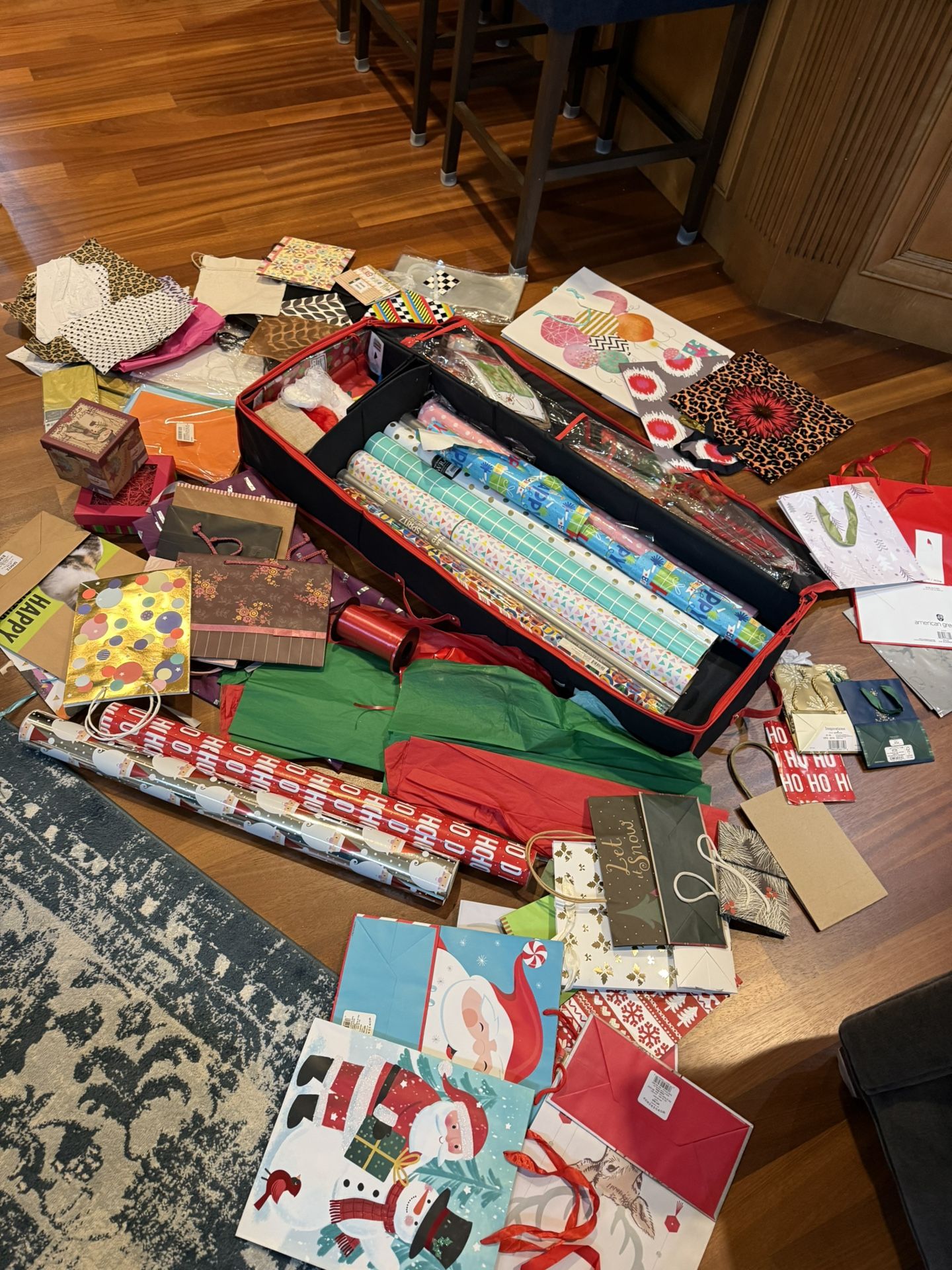 Huge Gift Wrapping Bundle + Storage Case β Holiday & Birthday Bags, Paper, Tape, Boxes & More!