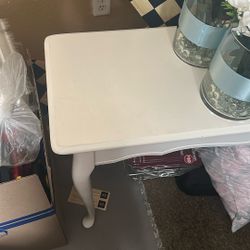 White Vintage Table 