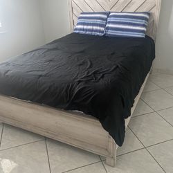 Full Bed With Headboard And Frame 