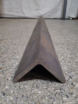 3-1/2"×3-1/2"×3/8" Angle iron 68" long