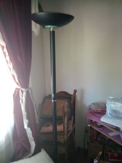Black And White Pole Lamps-Price Reduced!