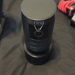 Stick Up Cam Plug-In - Indoor/Outdoor Smart Security Camera with Two-Way Talk, Color Night Vision, Live View, Black