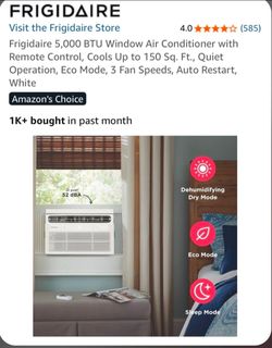 BRAND NEW IN BOX 5,000 BTU WINDOW AIR CONDITIONER