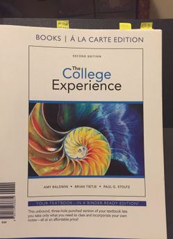 The College Experience 2nd Edition upc#9780134038834