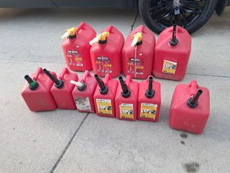 Gas cans all for 75