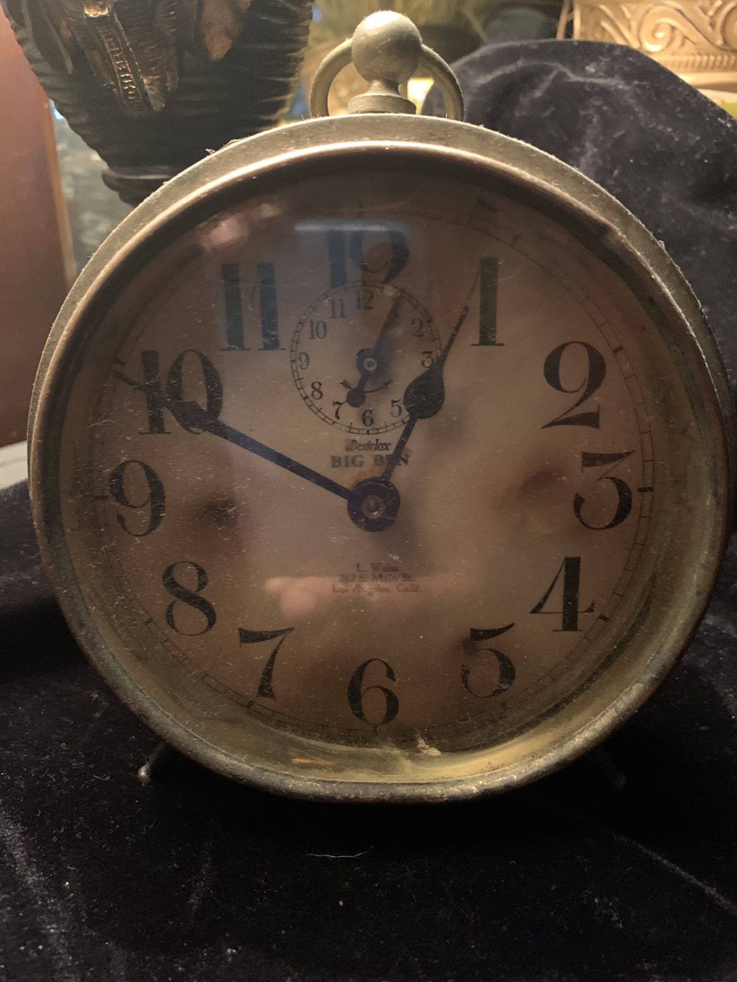 Big Ben wind up clock Vintage! And it winds and works great!,All Products : American Fashion Style Bags On Sale