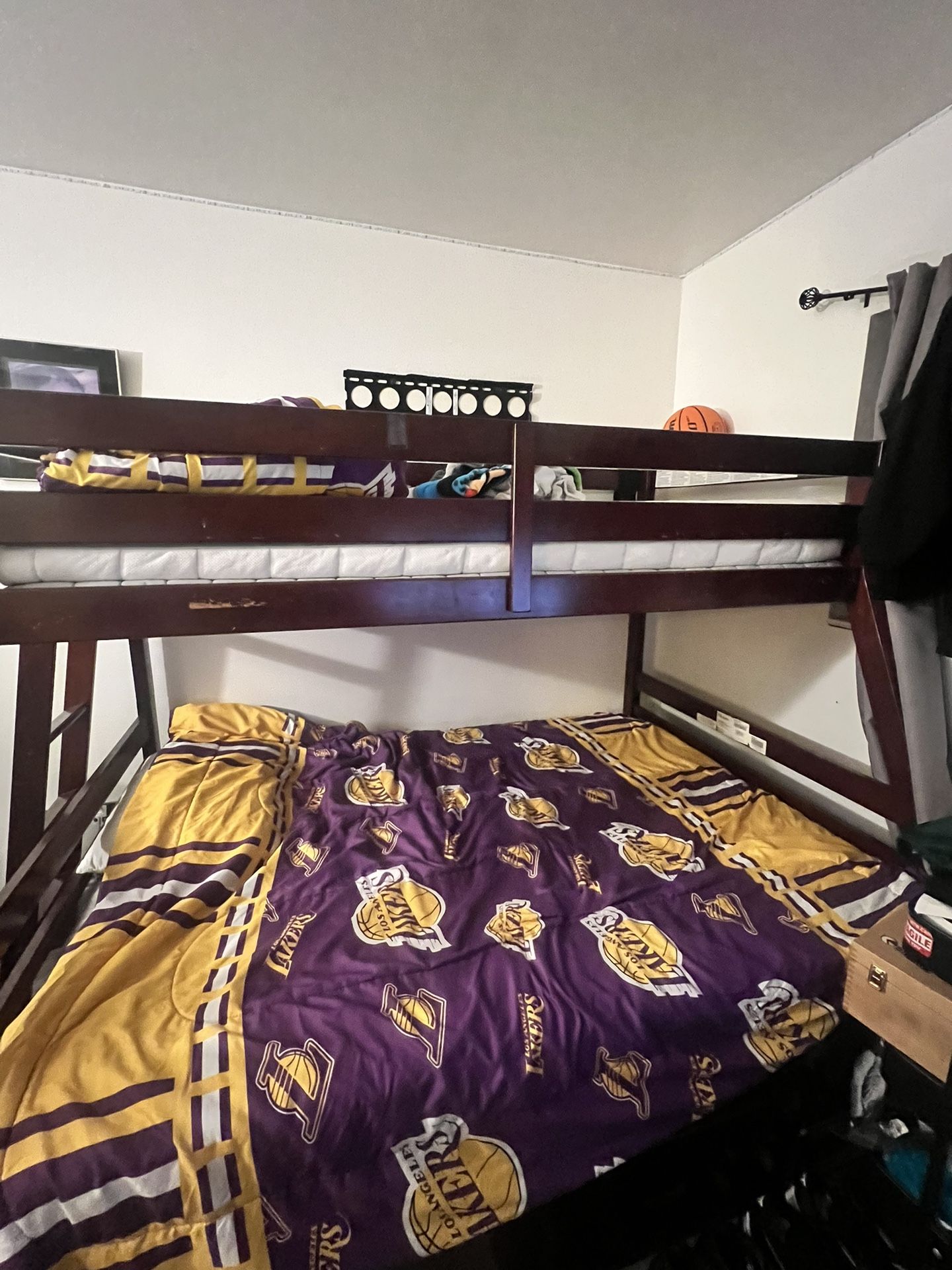 Kids Wood Bunk bed Frame