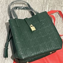 TOTE HOBO CROSSBODY PURSE BAG (GREEN) “NEW”