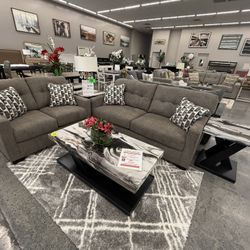 2 PC SOFA AND LOVESEAT 