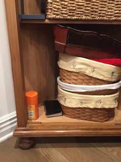 Cabinets triangular wood
