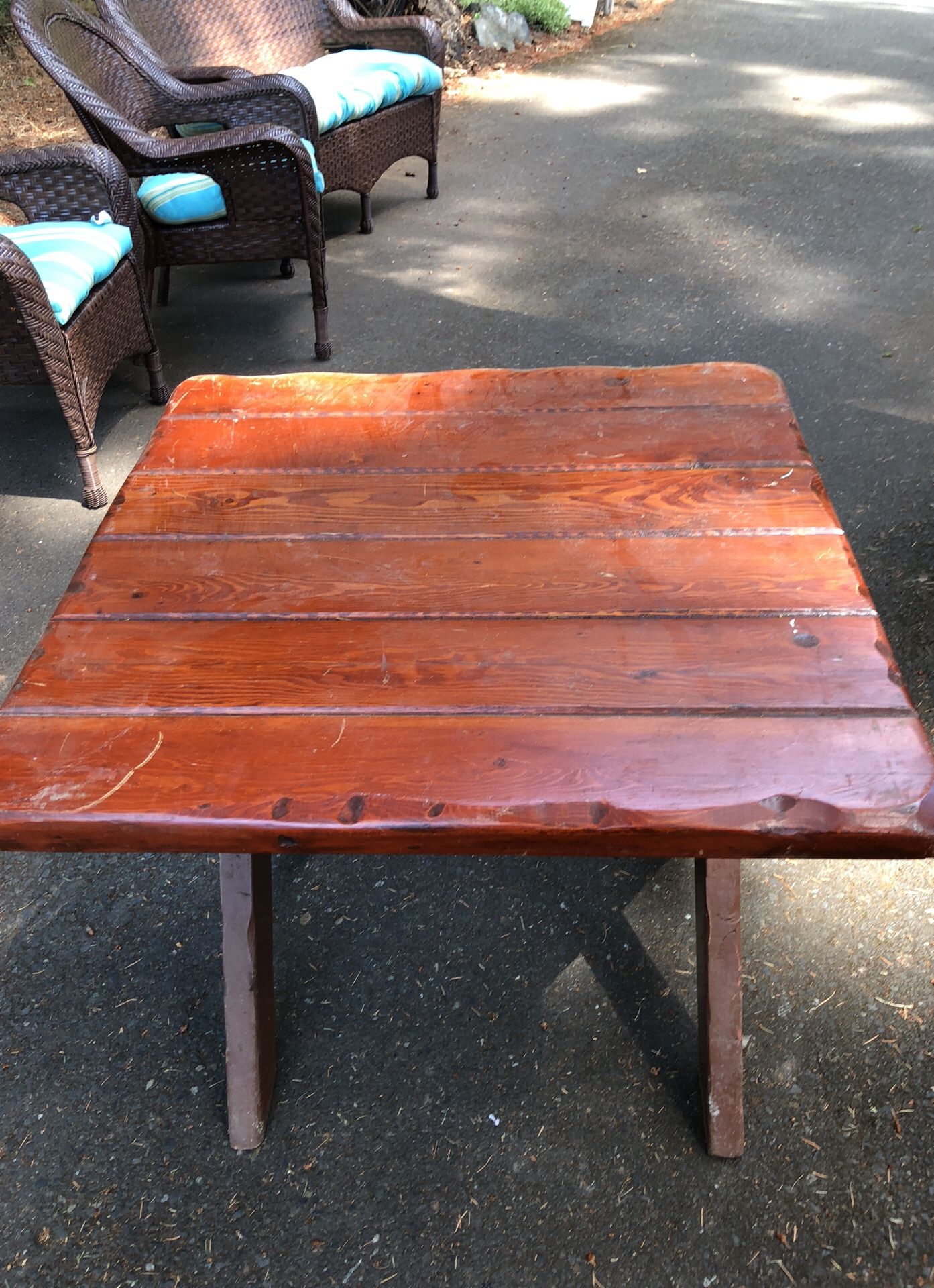 Table, solid wood, Vintage