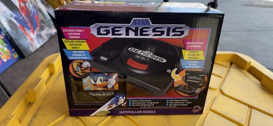 SEGA Genesis w/ Sonic 1 Diorama Console Heroes Supervillain Bundle NEW/SEALED!