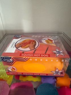 Squish hot dog