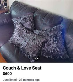 Couch and Loveseat