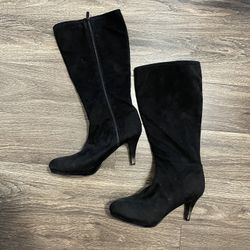 Black Knee High Boots