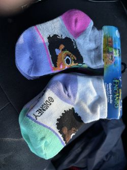 Disney Encanto Quarter Socks , Shoe Size 4-7 , 10 Pairs