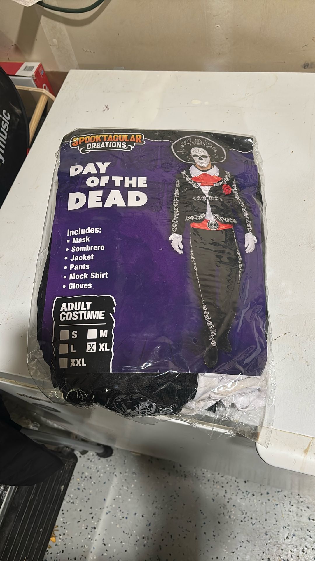 Day Of The Dead Men’s Costume